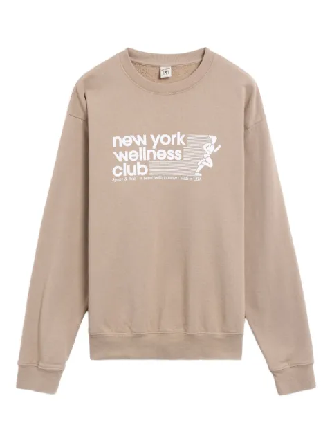 Sporty & Rich wellness club sweatshirt Neutrals ST071622128GY15