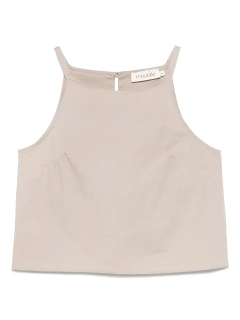 MOUTAKI stretch-cotton tank top Neutrals 250193