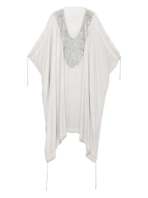 Isaac Sellam Experience V-neck dress Grey 90VICEE25ALU