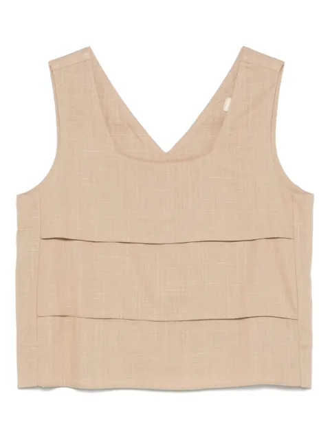 MOUTAKI panelled top Neutrals 250135