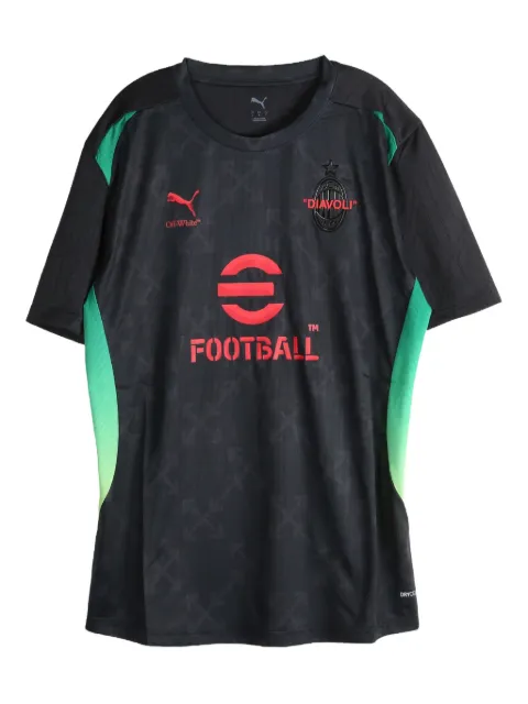 PUMA Ac Milan x Off-White™ Pre-Match T-shirt Black 783005