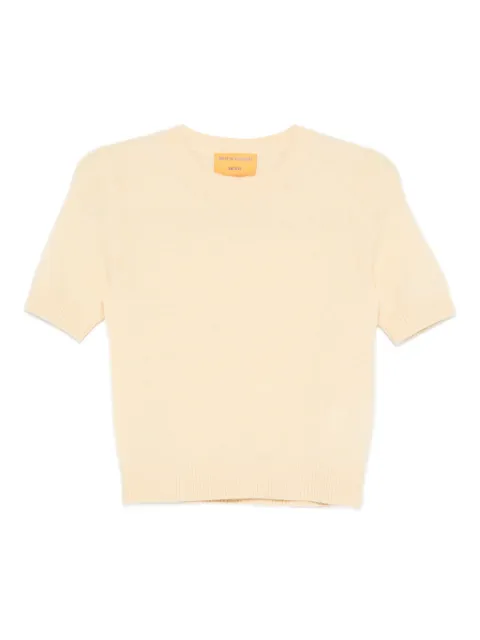 Guest In Residence Compass cashmere T-shirt Neutrals W28710JL