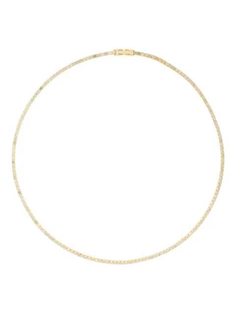 Ryenn's Eyes Aventurine tennis necklace Gold 811360