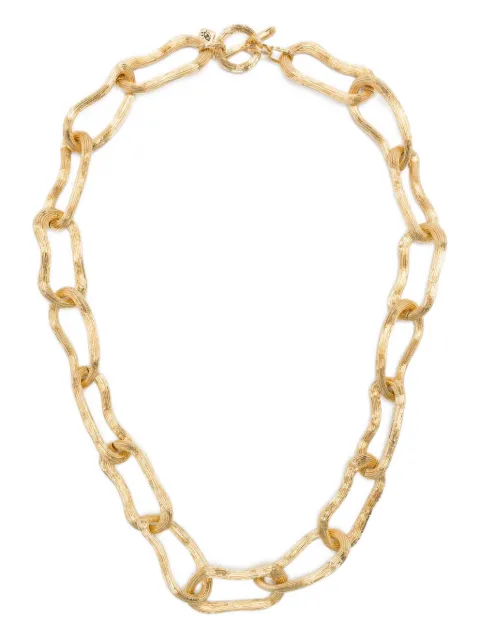 Ryenn's Eyes x Quentin Jones 14CT gold plated brass chain-link necklace Gold 8122131