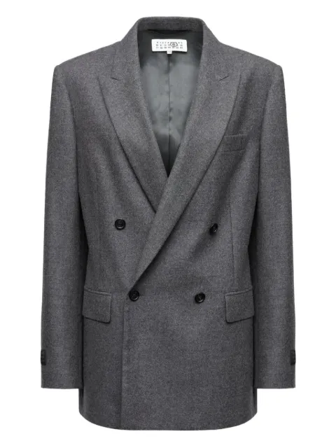 MM6 Maison Margiela virgin-wool blazer Grey S52BN0144M35466
