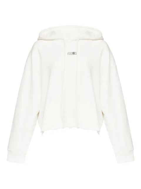 MM6 Maison Margiela Numbers-print hoodie White S52GU0234M25025