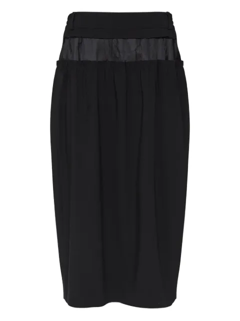 Maison Margiela pencil midi skirt Black S51ME0040M35517