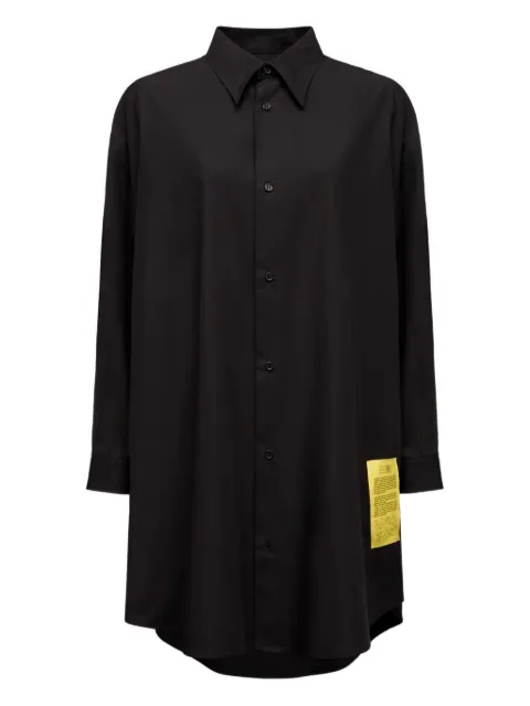 MM6 Maison Margiela cottom shirt dress Black S52CT0793M35480