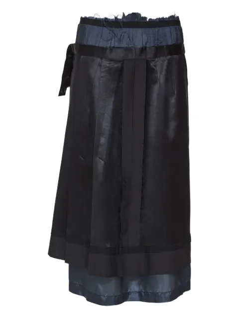Maison Margiela layered midi skirt Black S51ME0044M35478
