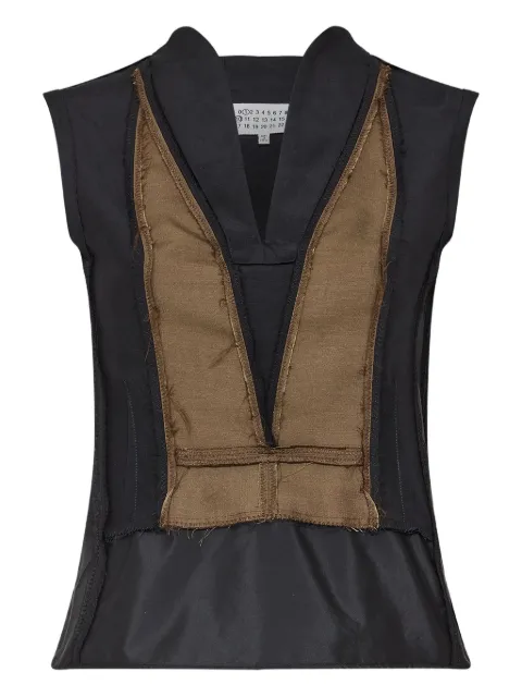 Maison Margiela two-tone top Black S51NC0630MTN101