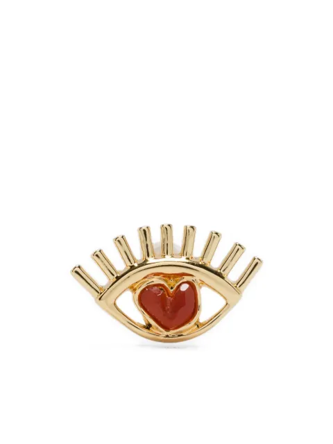 Ryenn's Eyes Carnelian Eye stud earrings Gold 8112108