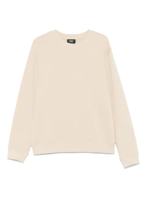 A.P.C. cotton sweatshirt Neutrals COHBYM27919