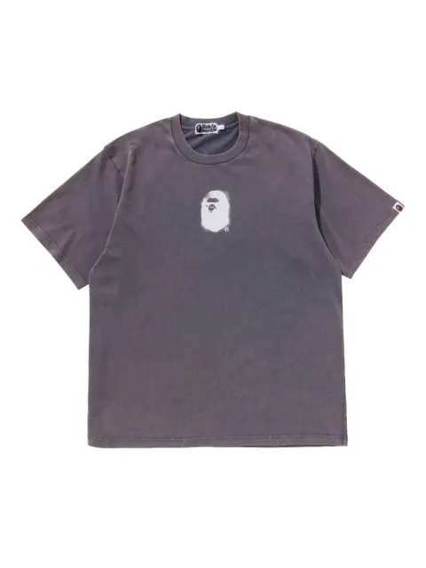 A BATHING APE® face-logo graphic T-shirt Grey 001CSL301307M