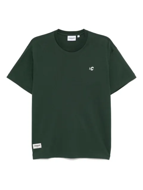 CHOCOOLATE logo-embroidered T-shirt Green TEC1078XU4