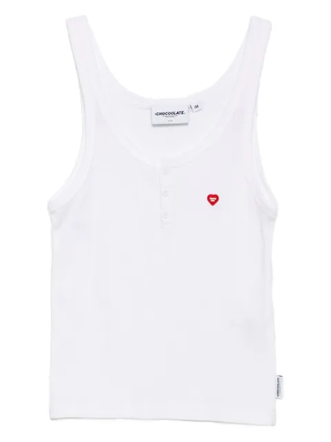 CHOCOOLATE cotton tank top White VTL1939XU