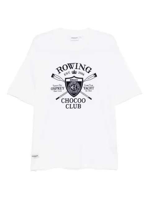 CHOCOOLATE embossed-printed T-shirt White B1XTEC9002XU