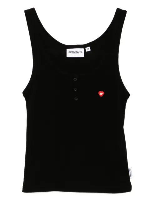 CHOCOOLATE cotton tank top Black VTL1939XU