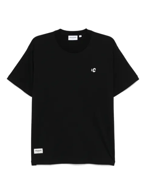 CHOCOOLATE logo-embroidered T-shirt Black TEC1078XU4