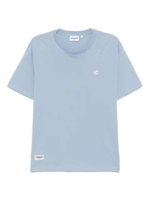 CHOCOOLATE logo-embroidered T-shirt Blue TEC1078XU4