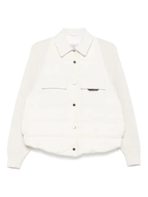 Brunello Cucinelli panelled jacket White MD5997695C1709