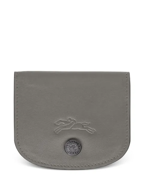 Longchamp Le Pliage leather cardholder Grey 30047987P55