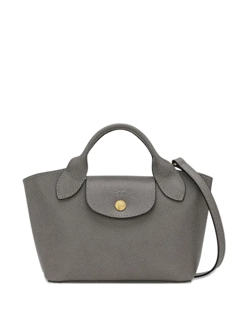 Longchamp Épure XS top-handle leather mini bag Grey 10319HYZP55
