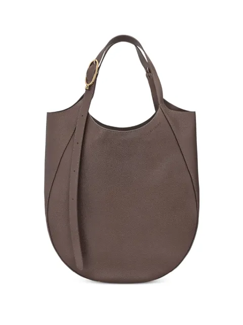 Longchamp Le Foulonné XL leather tote bag Brown 10331021215
