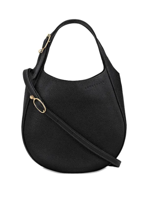 Longchamp small grained-leather handbag Black 10328021001