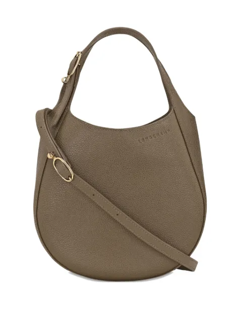 Longchamp small Le Foulonné round-shaped handbag Brown 10328021M17