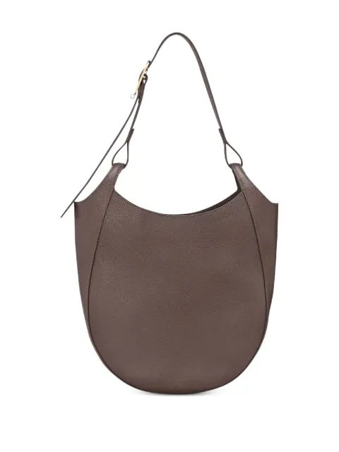 Longchamp Le Foulonné Hobo L leather shoulder bag Brown 10330021215