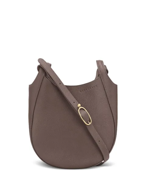 Longchamp small Le Foulonné leather cross body bag Brown 10329021215
