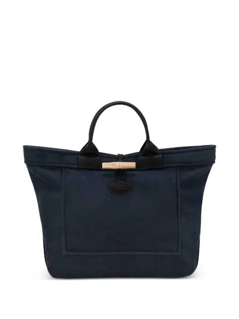 Longchamp Le Roseau L tote bag Blue 10327HII006