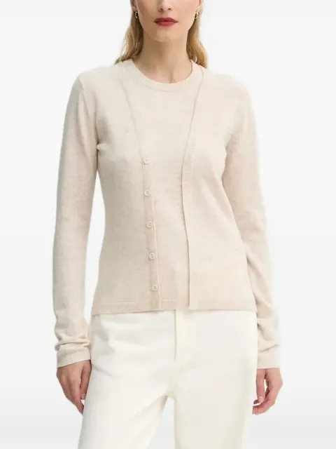 MUNTHE layered wool sweater Neutrals 251160125174