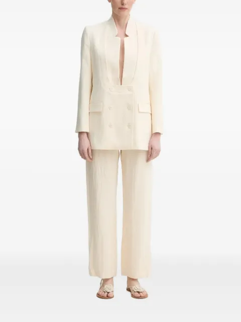 MUNTHE Firoz double-breasted blazer Neutrals 251151925112