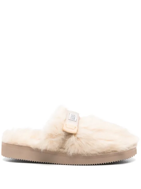 Suicoke shearling slippers Neutrals OG0722EU