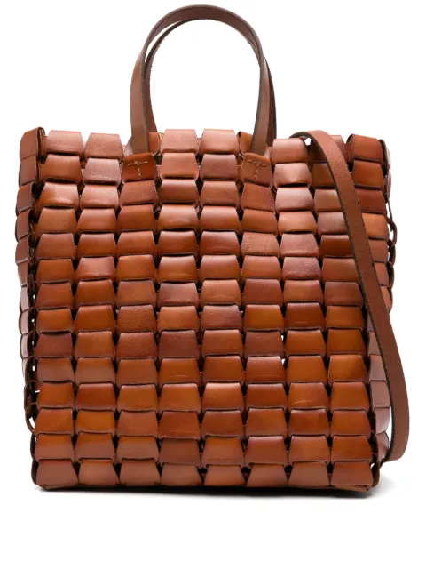 DRAGON DIFFUSION leather tote bag Brown 8960