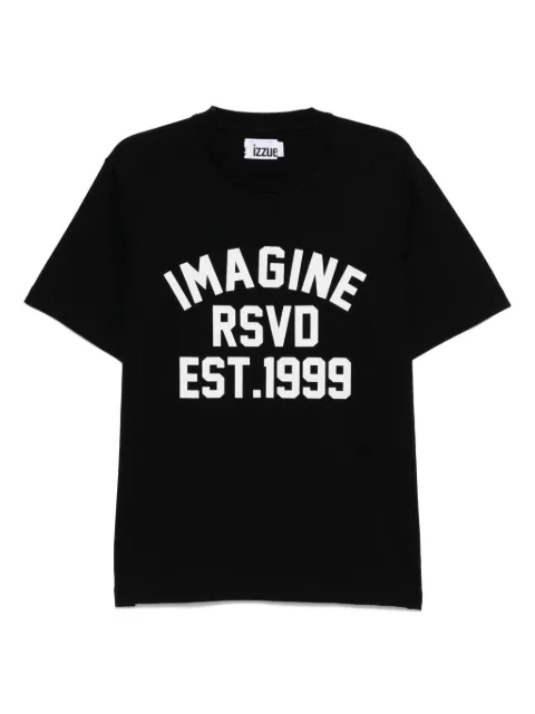 izzue printed T-shirt Black N1202U5