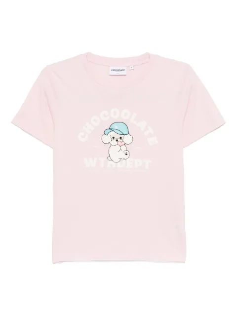 CHOCOOLATE graphic-print T-shirt Pink TEL1946XU