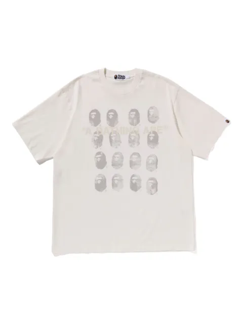 A BATHING APE® graphic-print T-shirt Neutrals 001CSL301348M