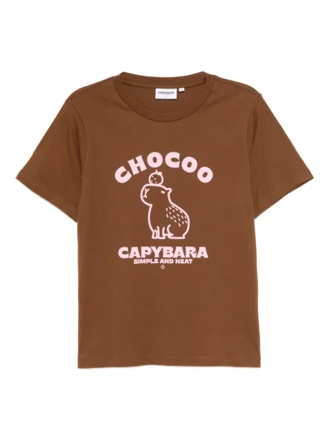 CHOCOOLATE graphic-printed T-shirt Brown TEL1964XU