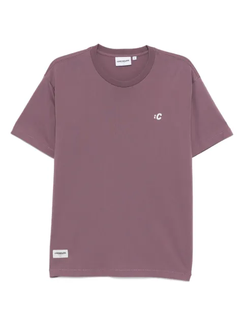 CHOCOOLATE logo-embroidered T-shirt Purple TEC1078XU4