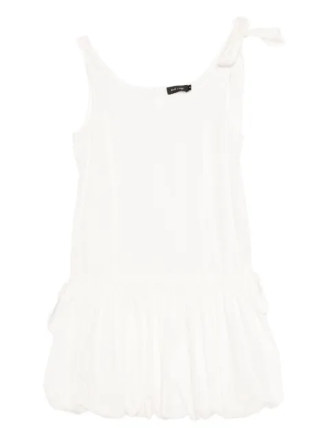 tout a coup gathered-detailing dress White S156AU5