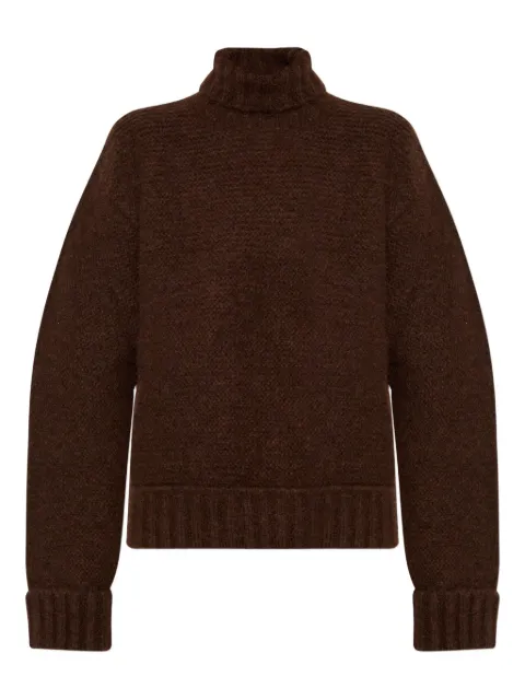 DSQUARED2 roll-neck sweater Brown S75HA1385D13140