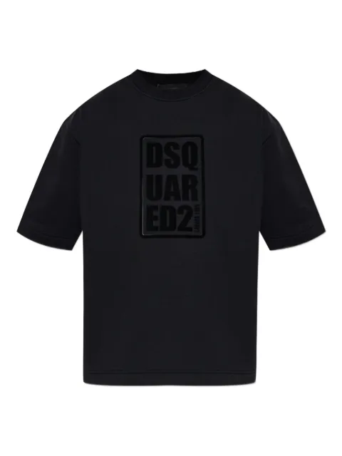 DSQUARED2 logo-print T-shirt Black S74GU0892D25006