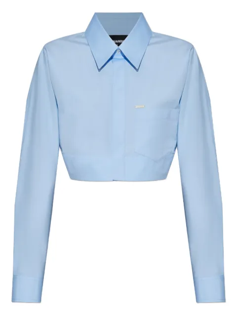 DSQUARED2 logo-print cotton T-shirt Blue S75DL0910S36275