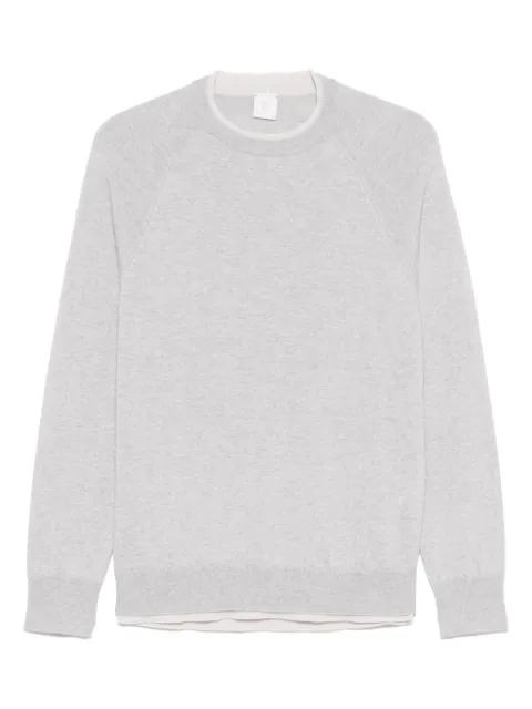 Eleventy contrasting-trim sweater Grey L76MAGL79MAG0L029