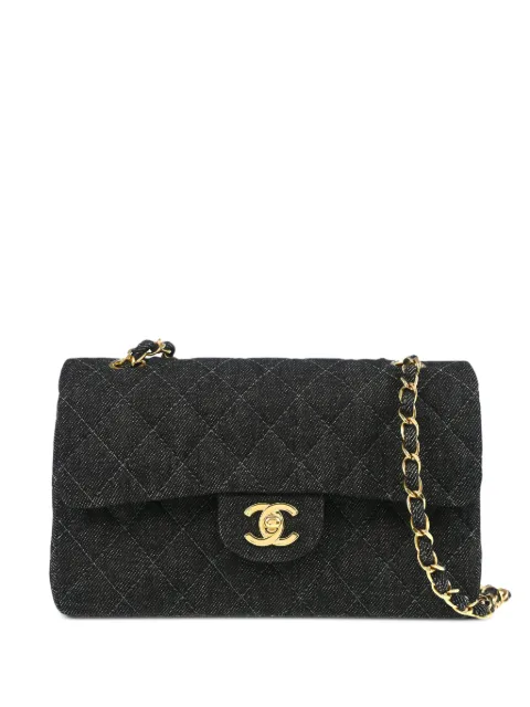 CHANEL Pre-Owned 1998 small Classic Double Flap shoulder bag Black 5653388