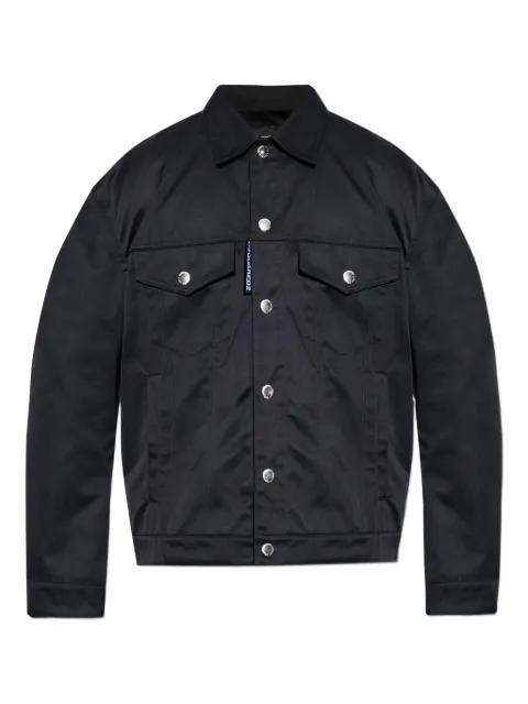 DSQUARED2 logo-tag jacket Black S74AM1618D35272