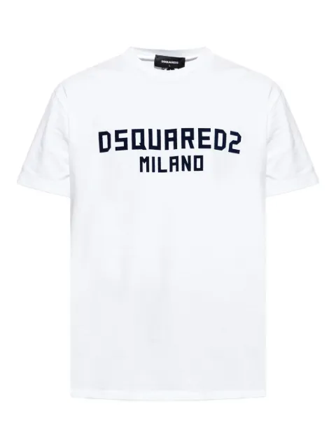 DSQUARED2 Cool Fit Dsquared2 Milano T-shirt White S74GD1418D20020