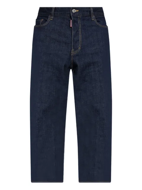 DSQUARED2 jersey logo-print track pants Blue S74LB1714S30664